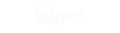 Falper Design Logo bianco