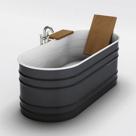 Vieques Badewanne mit Rückenlehne aus Teak Holz