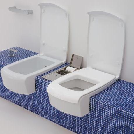 Flaminia Una WC Bidet set